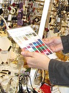 カラーチャート使用写真